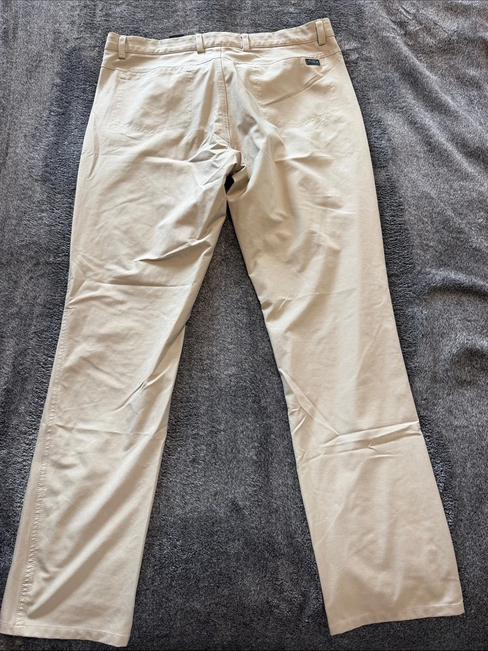 Greg Norman Collection Khaki Straight-Leg Pants
